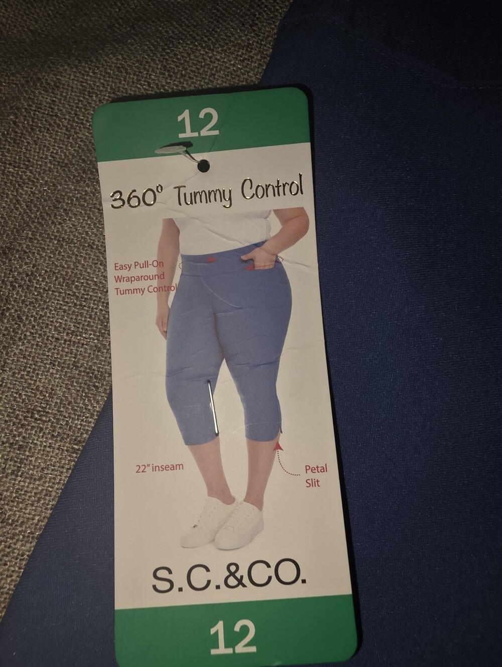 Classic Navy Capri Pants - Comfortable Everyday Fit - Picture 4 of 4